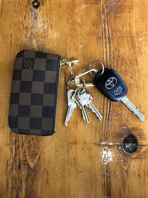 louis vuitton car key holder|louis vuitton key holder price.